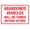 Warning Sign 3, variant on Absolutely No Dumping Violators Will Be Prosecuted To The Full Extent Of The Law Warning Prohibition Security Metal Sign 8"x12" - For Business Wall, Caution Decor