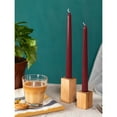 thumbnail image 4 of CANDWAX 12 inch Taper Candles Set of 12 - Dripless and Smokeless Candle Unscented - Slow Burning Candle Sticks Perfect as Dinner Candles and Household Candles – Burgundy Candles Taper, 4 of 6
