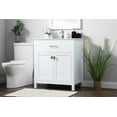 thumbnail image 6 of Elegant Lighting VF28830GR Harrison 30" Free Standing Single Basin Vanity Set - Grey, 6 of 7