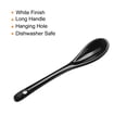thumbnail image 4 of Uxcell Ceramic Spoons 4.9" Black Spoon Stirring Spoons for Home Kitchen Restaurant 8 Pack, 4 of 6