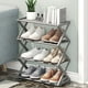 thumbnail image 4 of Zapatero desmontable de 4 niveles, estructura estable, para armario, entrada, dormitorio, organizador de zapatos, zapatero independiente, 4 of 8