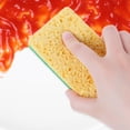 thumbnail image 4 of REGALWOVEN Non-Scratch Scrub Dish Sponges, Dual Sided Cleaning Sponges, Stand Up to Stuck on Grime Kitchen Sponges for Household, Bathroom, Dish Green 10 Pcs, 4 of 6