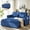 Blue, variant on AISWORD Convertible Sofa Bed, 3 in 1 Pull Out Sleeper Loveseat Couch with Storage, Blue