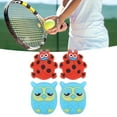 thumbnail image 5 of Tennis Racket , Comfortable Touch Tennis Dampeners Cartoon Pattern  For Sports Red Ladybird 2.7cm/1.06in Owl 2.8cm/1.1in, 5 of 8