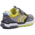 thumbnail image 3 of Geox J Tuono Infant's 2 Strap Hook And Loop Shoes In Grey Lime Size 8, 3 of 6