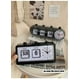 thumbnail image 5 of Reloj mecánico con tapa Vintage, reloj despertador Digital de escritorio con calendario, decoración del hogar, decoración Vintage para el hogar, 5 of 5