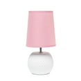 thumbnail image 1 of Simple Designs Studded Texture Ceramic Table Lamp, Blue, 1 of 9
