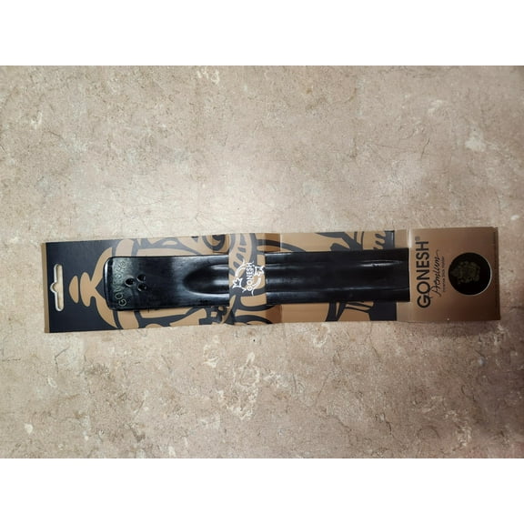 Gonesh Black Incense Burner Wood Stick Holder