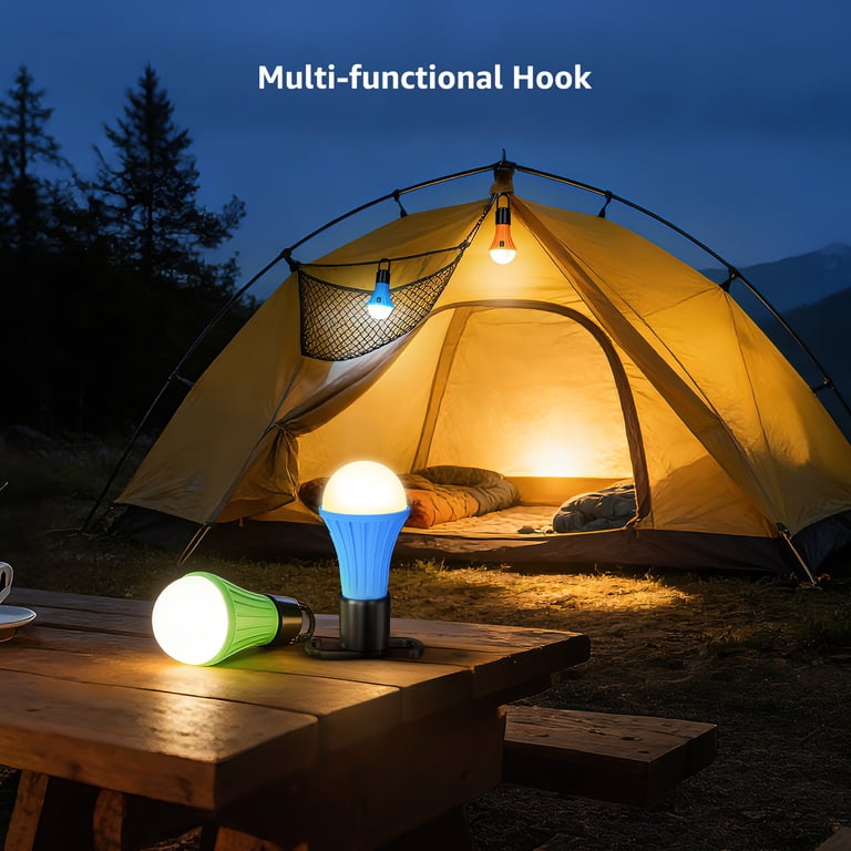 buy mini backpacking tent lanterns FLY2SKY 6Pack LED Rechargeable Camping Lights Lantern Emergency With the MoonLit Rechargeable Micro Lantern Teeny-tiny lanterns with BIG light