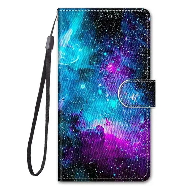 Fashion Leather Flip Case For Xiaomi Poco M6 Pro 5G X5 Pro 12T Redmi Note 12 Pro Plus 12S 12C Butterfly Painted Wallet Cover