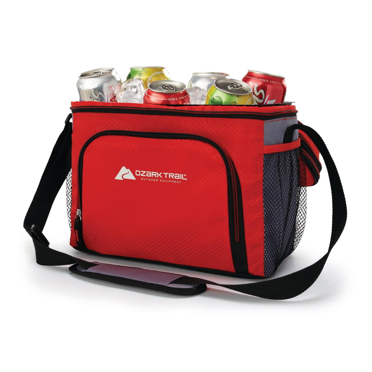 Ozark Trail 12 Can Soft-Sided Cooler, Red