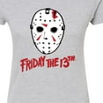thumbnail image 3 of Friday the 13th - Jason Ski Mask - Juniors Fitted Graphic T-Shirt, 3 of 5