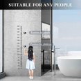 thumbnail image 3 of Shower Head Holder Strong Adhesive Adjustable Handheld Shower Wand Holder No Drilling Wall Mount Bracket, 3 of 5