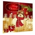 thumbnail image 3 of simhoa 2 Pcs Rideaux de Fenêtre à Thème de Noël pour 24, 3 of 5