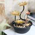 thumbnail image 4 of Tabletop Fountain Waterscape 3 Tiers Meditation Relaxing Living Room Sunnimix Fuente de mesa, 4 of 8