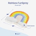 thumbnail image 7 of Funsicle Rainbow FunSpray Splash Mat, 5ft Water Spray Pad for Kids, Age 2 and up, 7 of 7