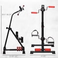 thumbnail image 2 of JWRWEFA Portable Exercise Bike for Home, Seated Pedal Exerciser with Massage Pedals & Adjustable Resistance, Low Impact Cardio Equipment for Seniors, 2 of 11