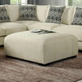 thumbnail image 2 of Contemporary Modular Sectional U-Shaped Couch Sectional Right Chaise Ottoman Beige Chenille fabric Living Room Furniture Couch, 2 of 6
