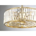 thumbnail image 5 of Warm Brass Five Light Fandelier from the Janus Collection, 5 of 5