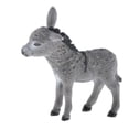 thumbnail image 2 of de modelo de animales de simulación, juguete educativo para niños, decoración , de , adornos para tartas , Gris Burro 6.5x2.5x6.5cm, 2 of 6