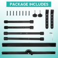 thumbnail image 4 of Bazayona Keyboard Stand & Bench, Double X Adjustable, 7 Heights, Steel & PU Leather, Electronic Keyboard Stands, 4 of 7