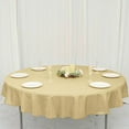 thumbnail image 3 of BalsaCircle 10 Pieces 70" Champagne Round Polyester Tablecloths Fabric Table Cover Linens, 3 of 8