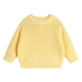 thumbnail image 4 of Annhoo Kids Knit Sweaters for Girl Crew Neck Oversized Soft Warm Trendy Pullover Kids Fall School Outfit Shirts, 4 of 8