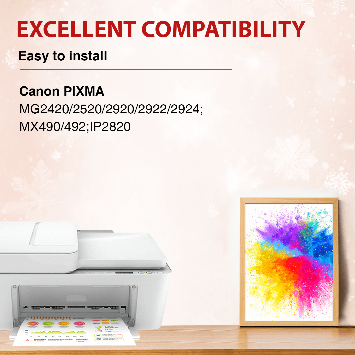 245xl 246xl Combo Pack for Canon Ink 245 and 246 for Pixma MG2522 2520 MX490 TS3322 TR4522 TR4520 Printer