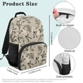 thumbnail image 7 of HUIACONG Camouflage Fish Print Kids Backpack Water Resistant Lightweight Multi Pockets Adjustable Cushioned Shoulder Straps for Boys Girls Elementary Students Daily Use Travel, 7 of 7