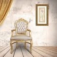 thumbnail image 3 of Gladding, Pamela 10x18 Gold Ornate Wood Framed with Double Matting Museum Art Print Titled - Iris, 3 of 4