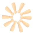thumbnail image 1 of M Buder Set de 10 Piezas de Muñecas de Madera Natural para Pintar DIY y Manualidades, Figuras Femeninas de 6.5 cm / 2.6 inches, Juguete Creativo y Decorativo para Niños, Desarrollo de Creatividad, 1 of 9