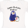 thumbnail image 4 of Inktastic Happy Birthday, Mama Cute Penguins Boys or Girls Long Sleeve Baby Bodysuit, 4 of 5