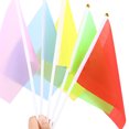 thumbnail image 4 of WEUVEB Handheld Small Flags Polyester 50Set for Parades and Celebrations, 4 of 8