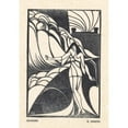 thumbnail image 2 of Bernard Essers 18x24 Black Ornate Framed Double Matted Museum Art Print Titled: Deirdre (1917), 2 of 5