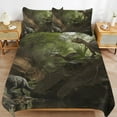 thumbnail image 2 of 3PCS Jurassic Dinosaur Duvet Cover Set Twin, 1 Duvet Cover And 2 Pillowcase, Duvet Cover for Kids Girls Boys And Teens, 2 of 6