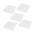 thumbnail image 1 of Huevera para refrigerador, resistente, con 30 compartimentos, ideal para el hogar. 5 piezas blanco, 1 of 9