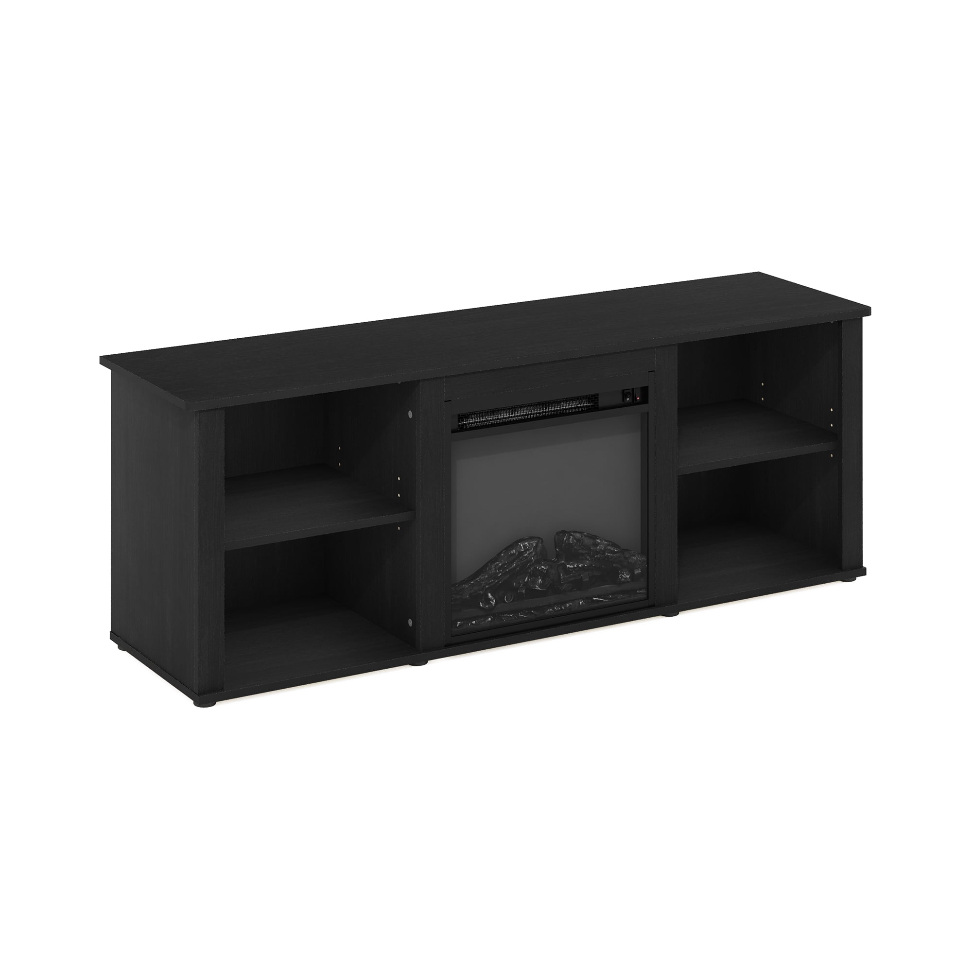 Furinno Jensen Fireplace TV Stand for TVs up to 55