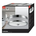 thumbnail image 5 of Carolina 1-Light Chrome Flush Mount Ceiling Light, 5 of 5