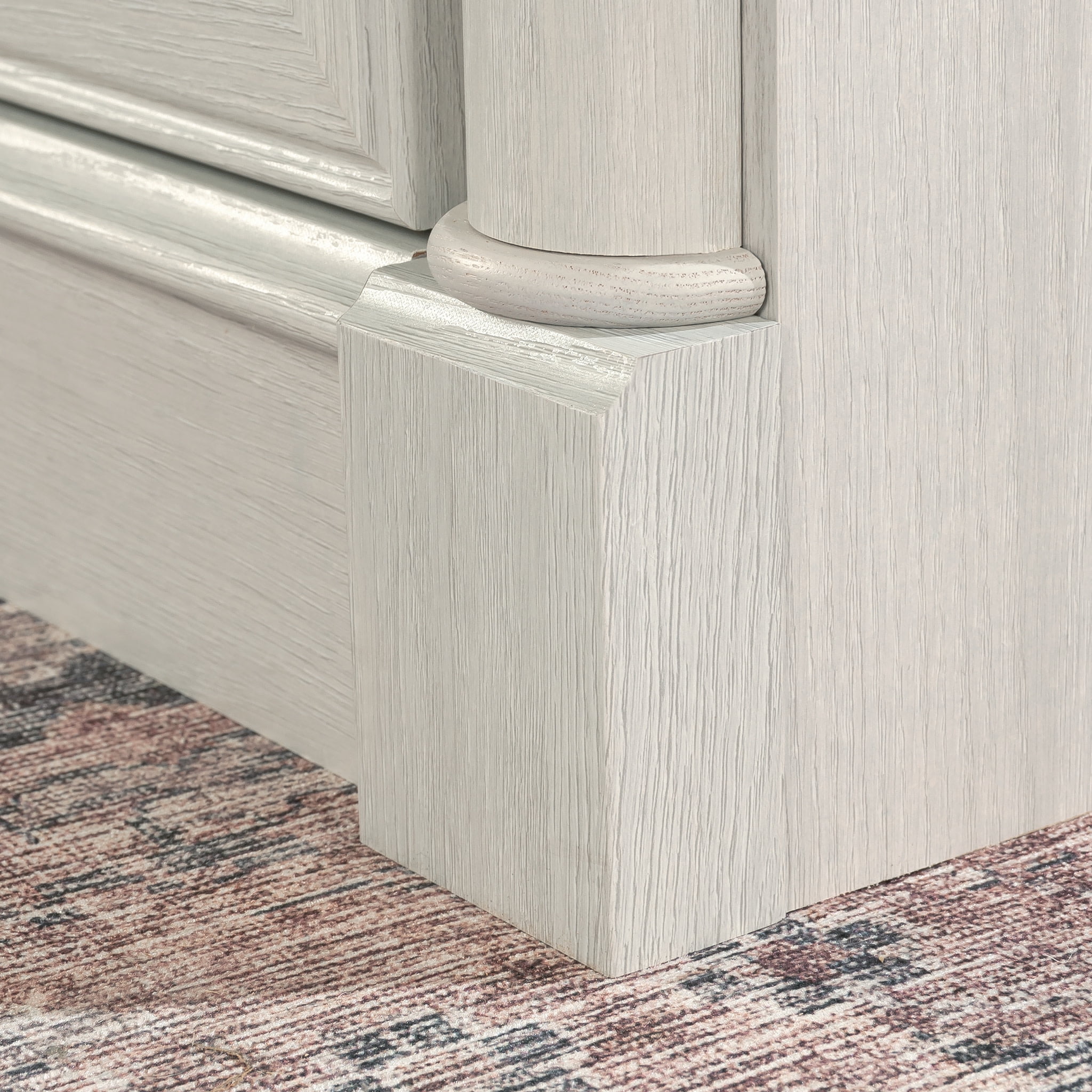 Sauder Palladia Executive Desk, Glacier Oak Finish