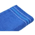 thumbnail image 3 of Serviette de plage en coton et polyester Rayures cobalt Mainstays, 3 of 7