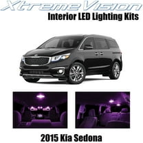 XtremeVision Interior LED for Kia Sedona 2015  9 pcs Pink Interior LED Kit   Installation Tool