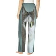 thumbnail image 3 of Haiem Funny Cat Women's Pajama Pants Ultra Lightweight Pjs Bottoms Sleepwear Bottom Pants With Pocket Drawstring-Small, 3 of 9