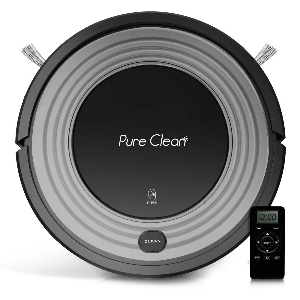 Pure Clean PUCRC96B Smart Robot Vacuum Automatic Floor Cleaner with