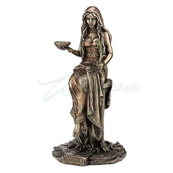 Veronese Design Pythia The Oracle of Delphi at The Temple of Apollo Bronzed Statue