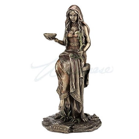 Veronese Design Pythia The Oracle of Delphi at The Temple of Apollo Bronzed Statue