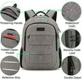 thumbnail image 3 of Travel Laptop Backpack Water Resistant Anti-Theft Bag with USB Charging Port and Lock 17.3 Inch Computer Business, 3 of 5