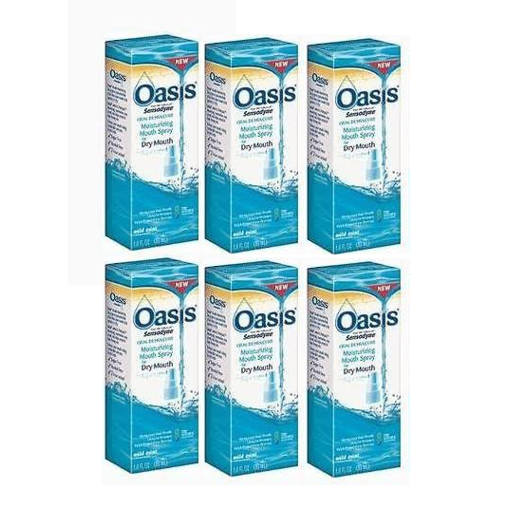 Oasis Oasis Moisturizing Mouth Spray Mild Mintpack of 6