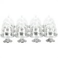 thumbnail image 7 of Topboutique Silver Plastic Cake Stand with Dome Cover 12 Pcs Mini Candy Plate with Clear Lid Dessert Display Case Chocolate Cupcake Container for Wedding Birthday Christmas Party, 7 of 7
