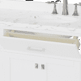 thumbnail image 6 of Caroline Parkway 36" Single Bath Vanity in White with White Quartz Top and Square Sink, 6 of 7