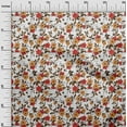 thumbnail image 3 of oneOone Rayon Red Fabric Floral Sewing Craft Projects Fabric Prints By Yard 56 Inch Wide, 3 of 4
